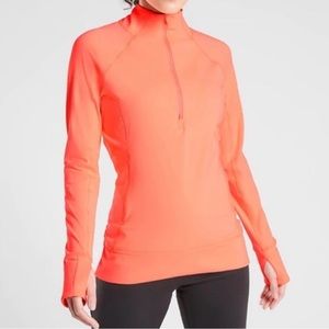 Neon Athleta Whittier Peak Half Zip